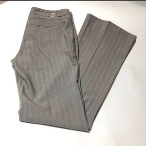 Gucci Beige Herringbone Size 6 Straight Pants